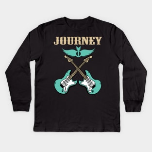 JOURNEY BAND Kids Long Sleeve T-Shirt